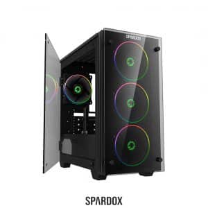Spardox Gaming Project A5600 Oyuncu Bilgisayarı AMD Ryzen5 5600 Nvidia RTX 3060 12 GB DDR6 Ekran Kartı 16GB DDR4 3200MHz 500GB NVMe