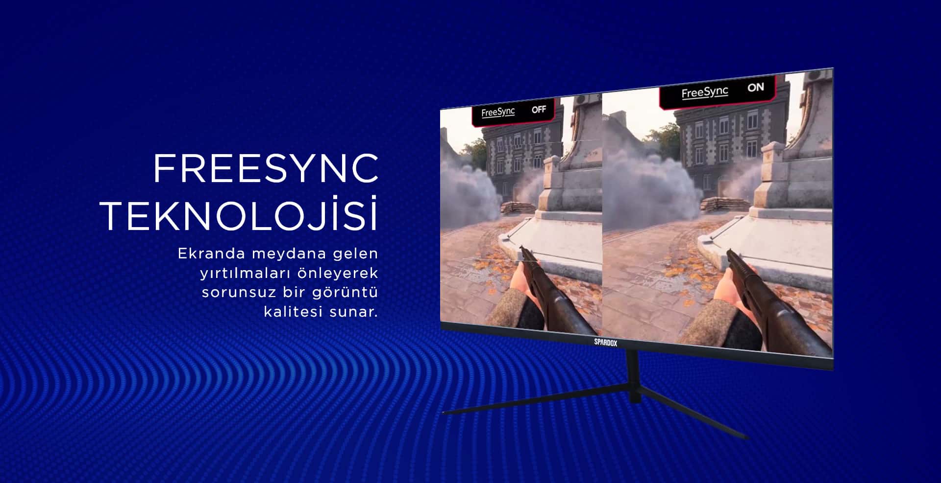 Spardox Gaming Curved SG-32165CRP 32″ 1ms 165Hz VA 1xDP FullHD Pivot Oyuncu Monitörü